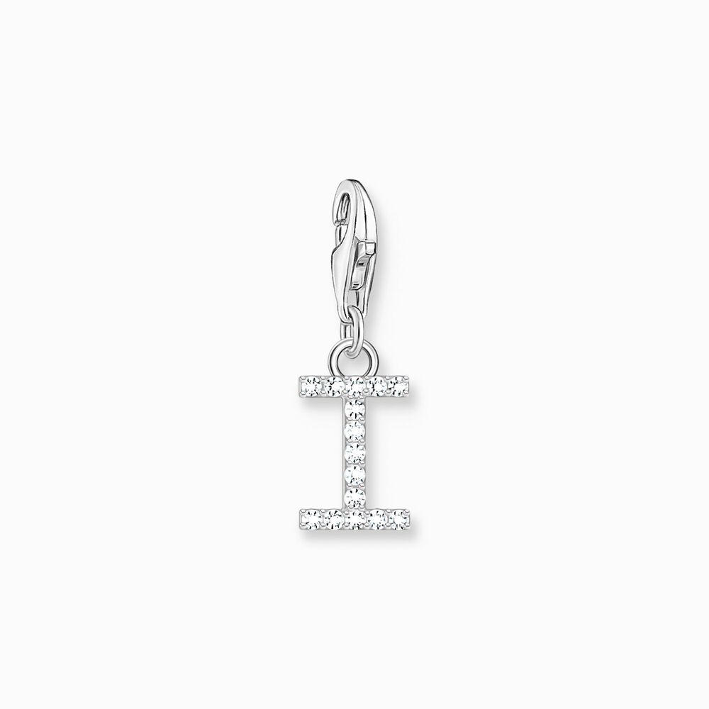 Charm lettre i, argent, zircons - 1948-051-14 - Thomas Sabo