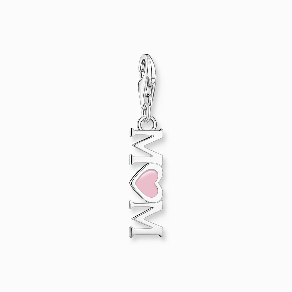 Charm mom, argent, émail rose - 2001-007-9 - Thomas Sabo