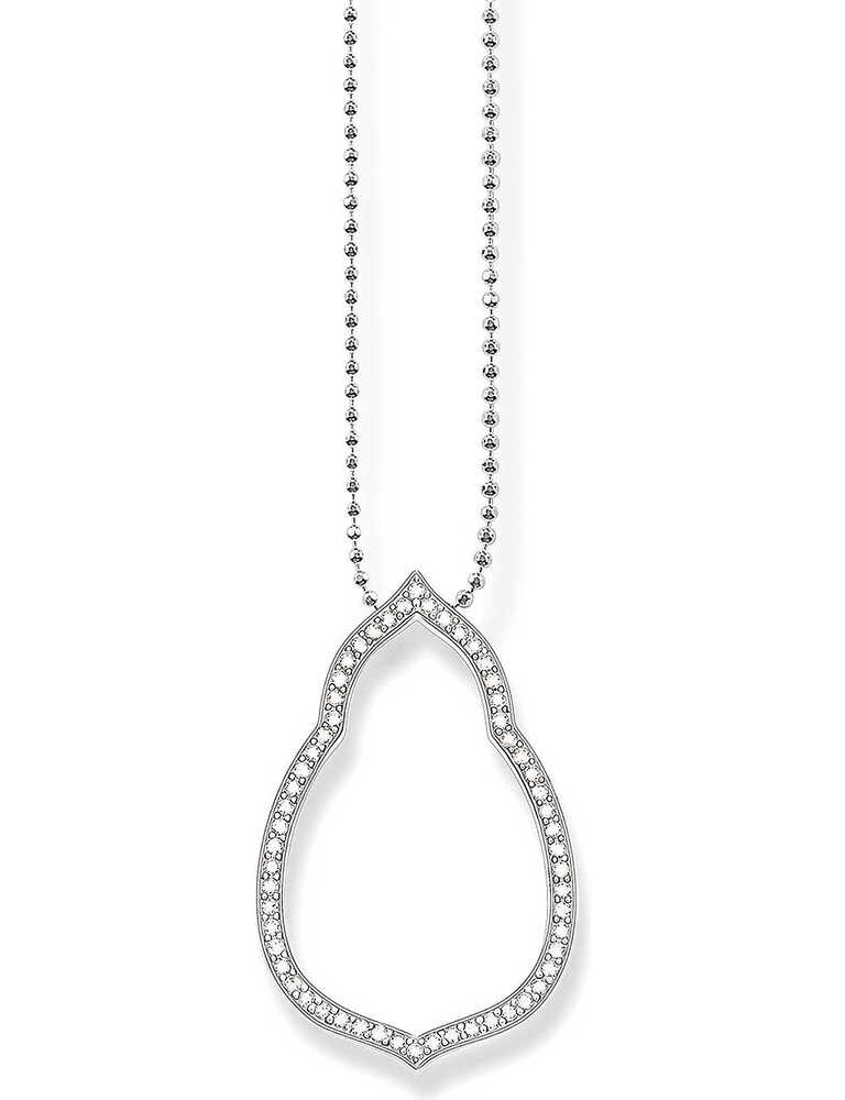 Silver and cz necklace - KE137905114L60V - Thomas Sabo