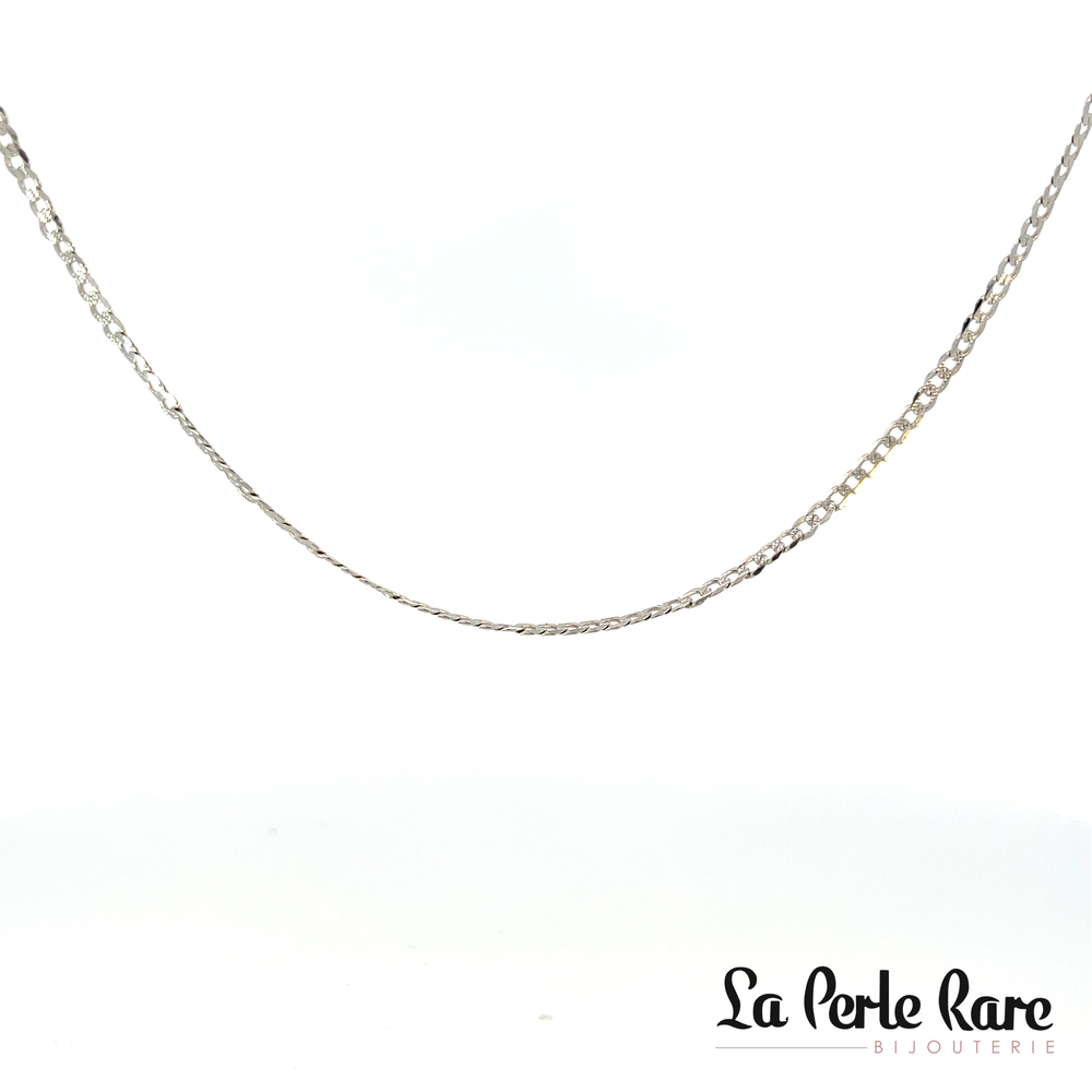 White gold curb chain - LPR-1928-16 - Exclusivity