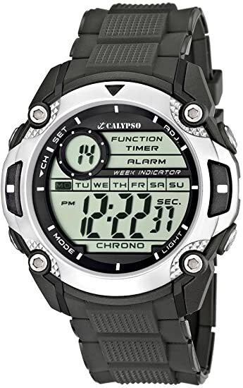 Black silicone watch - K5577-1 - Calypso Watches