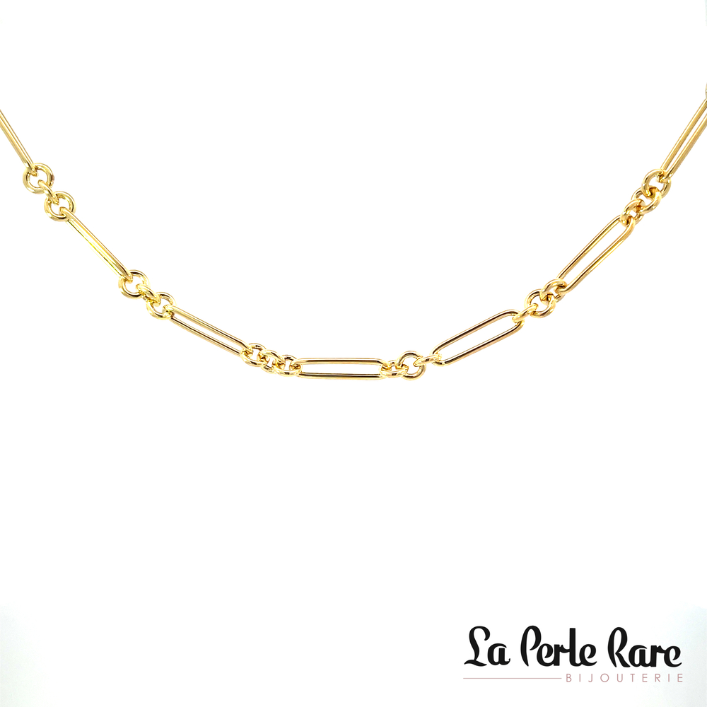 Yellow gold necklace - MF039378-14Y-C - Midas