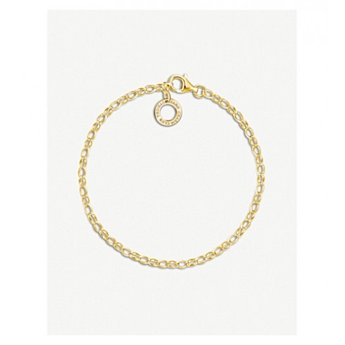 17 cm 18 kt yellow-plated gold brac