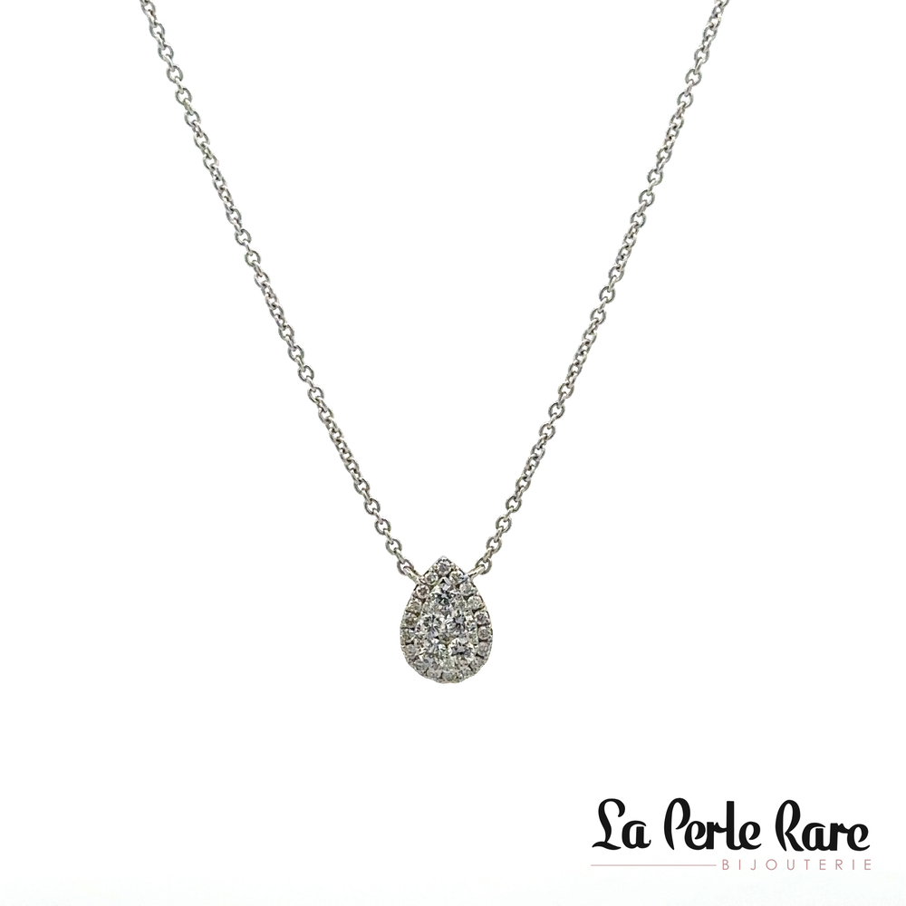 Collier or blanc, 20 pts dia tot - 09-HP25 - Rnb