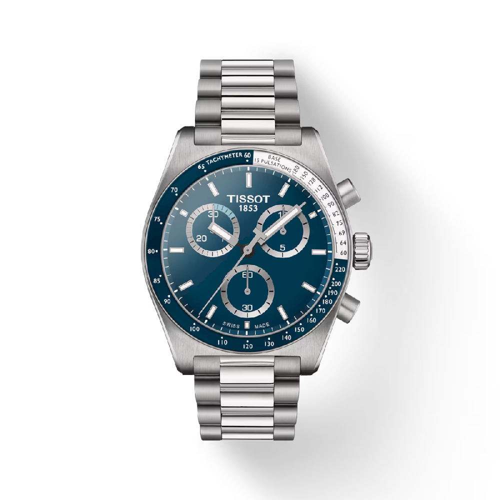 Montre homme, PR516 Chronographe acier et cadran bleu - T149.417.11.041.00 - Tissot