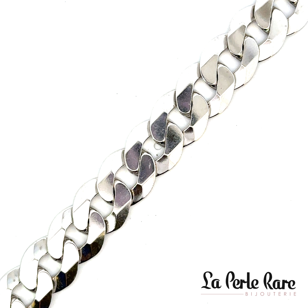 Bracelet gourmette, argent - B1002 - Création Gl