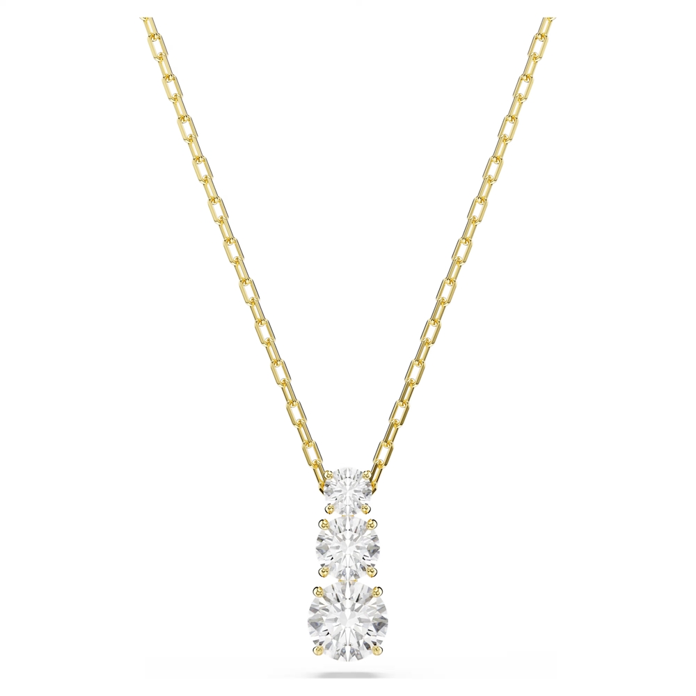 Pendentif métal doré, cristaux blancs - 5723298 - Swarovski