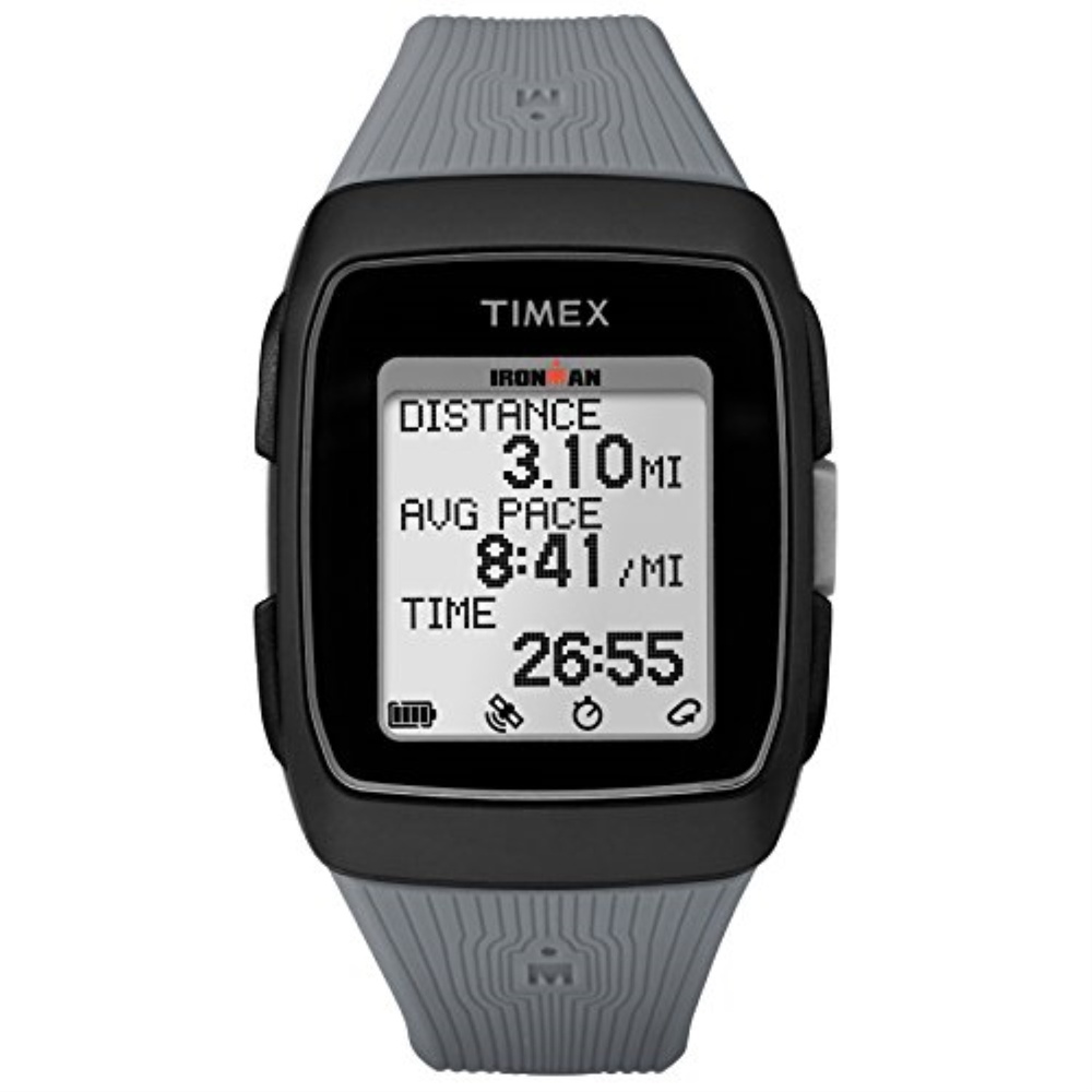 Montre Ironman GPS silicone gris - TW5M11800L3 - Timex