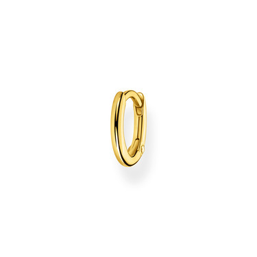 Golden silver hoop earring (singular) - CR660-413-39 - Thomas Sabo