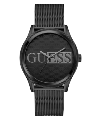 Black steel watch, black dial - GW0710G3 - Guess