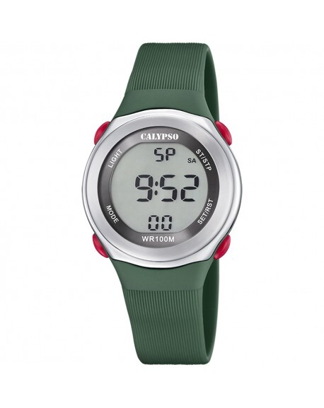 Montre silicone vert