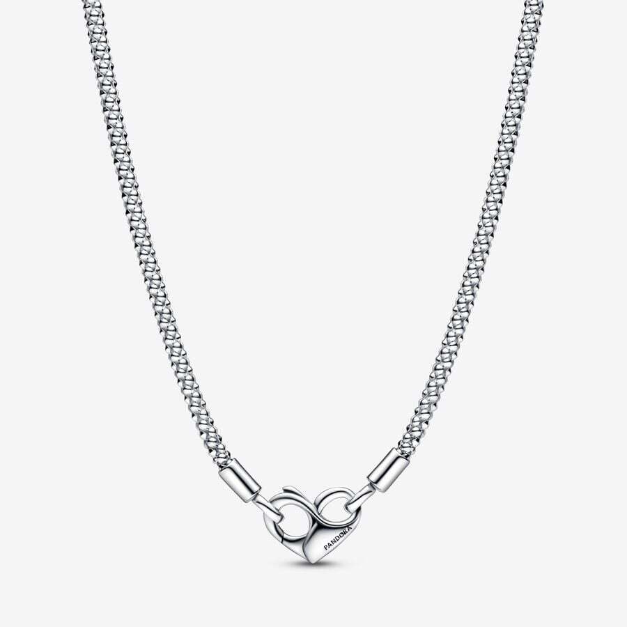 Collier chaîne cloutée, argent - 392451C00-45 - Pandora