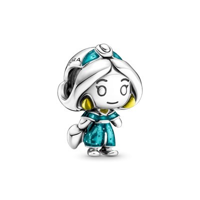 Bille disney jasmine aladin, argent, émaux mixtes - 799507C01 - Pandora