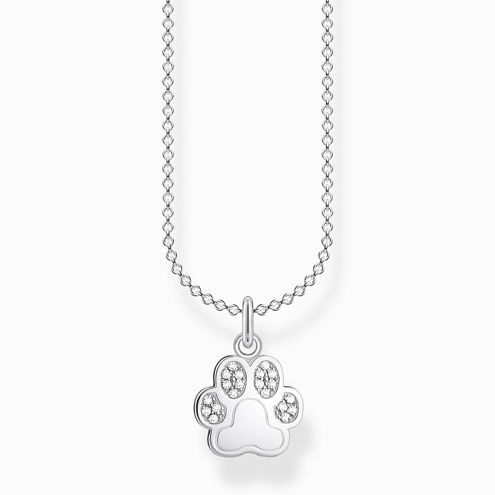 Pendentif patte, argent, zircons - KE2063-051-14-L45V - Thomas Sabo