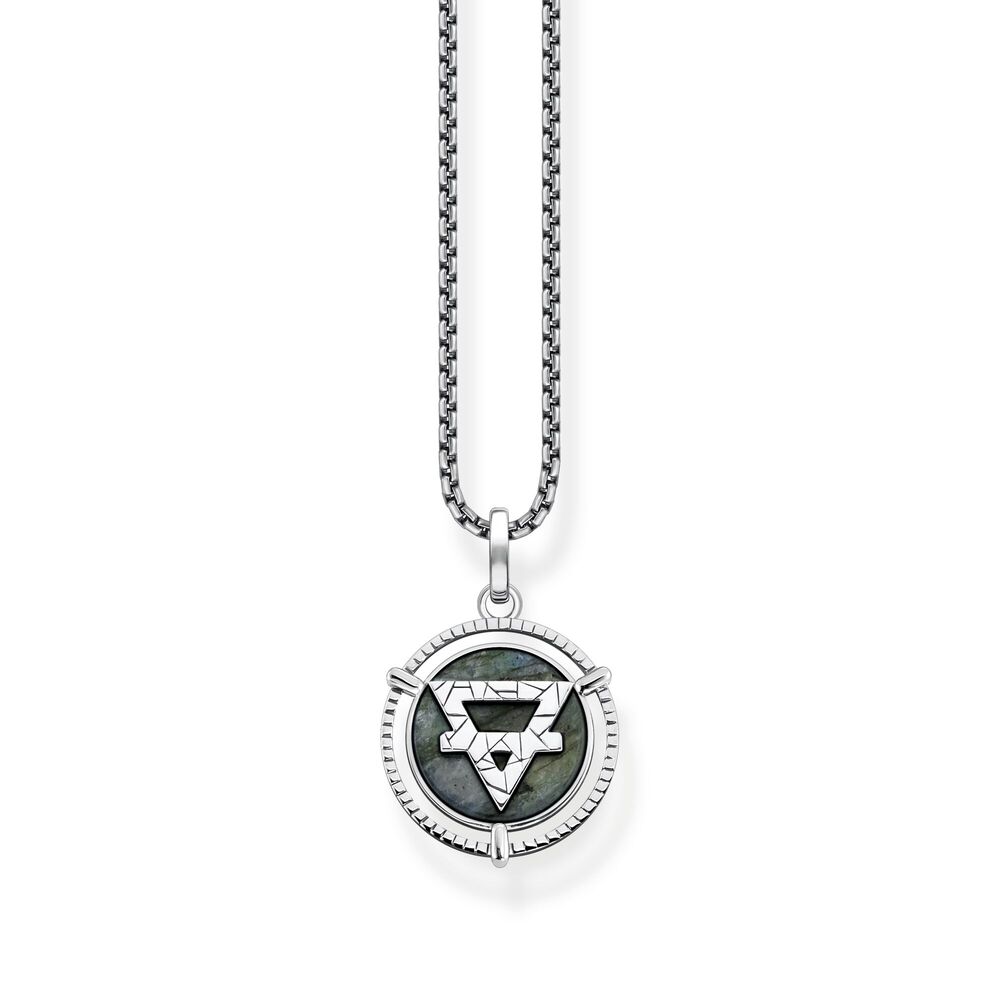 Pendentif élément terre, argent, labradorite - KE2150-503-6-L50V - Thomas Sabo