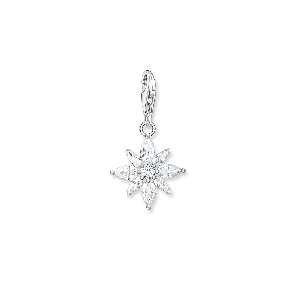 Pendentif charm fleur 