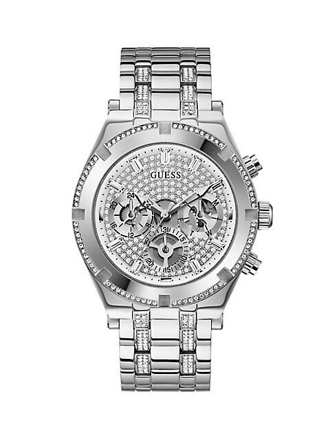 Montre acier inoxydable, zircons - GW0261G1 - Guess