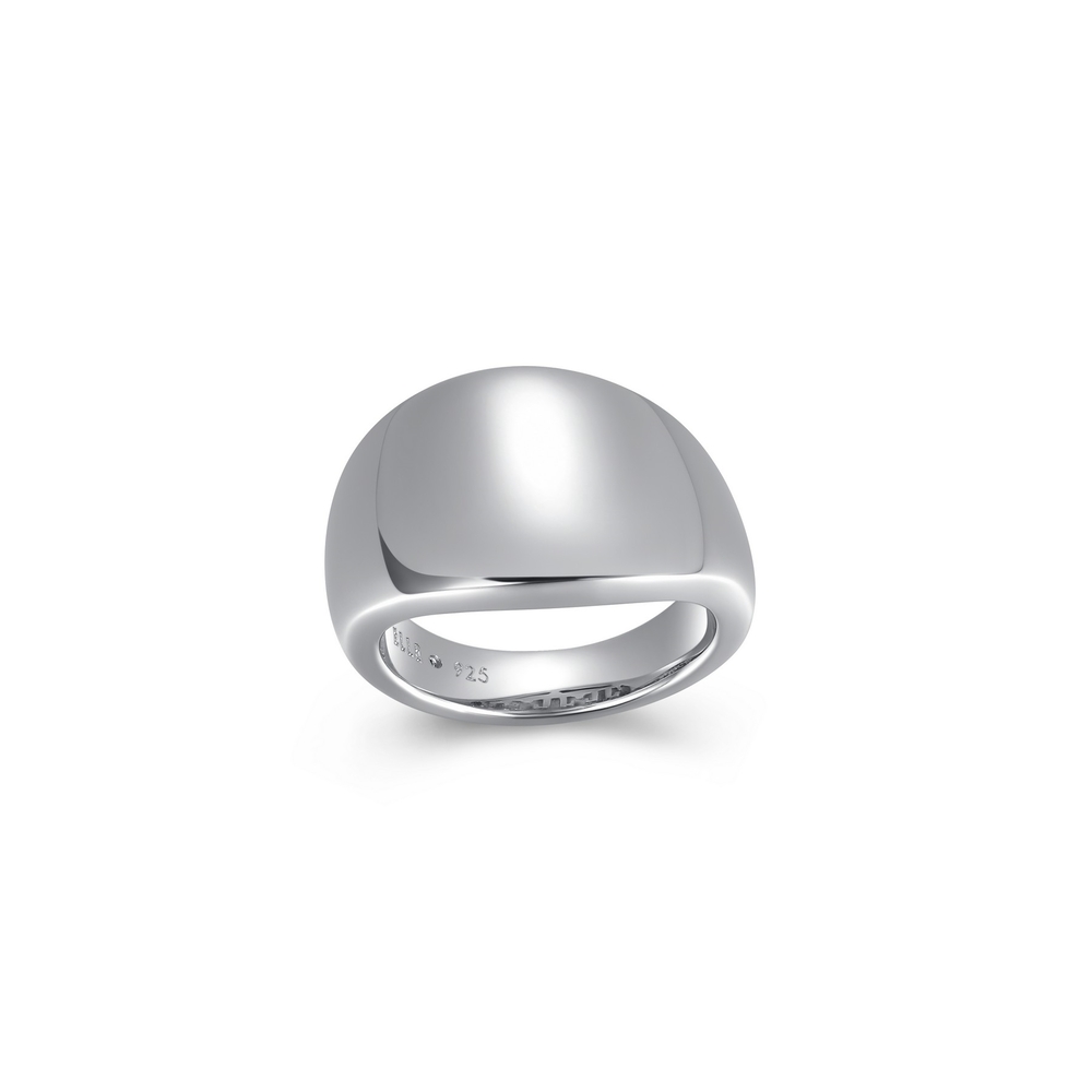 Bague argent rhodié