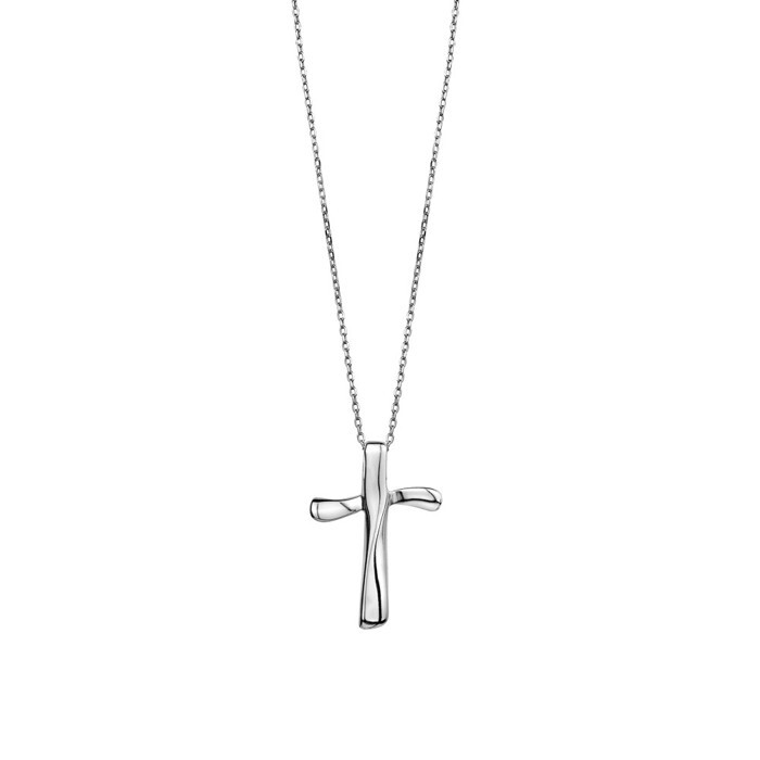 Pendentif croix, argent - N4487 - Création Gl