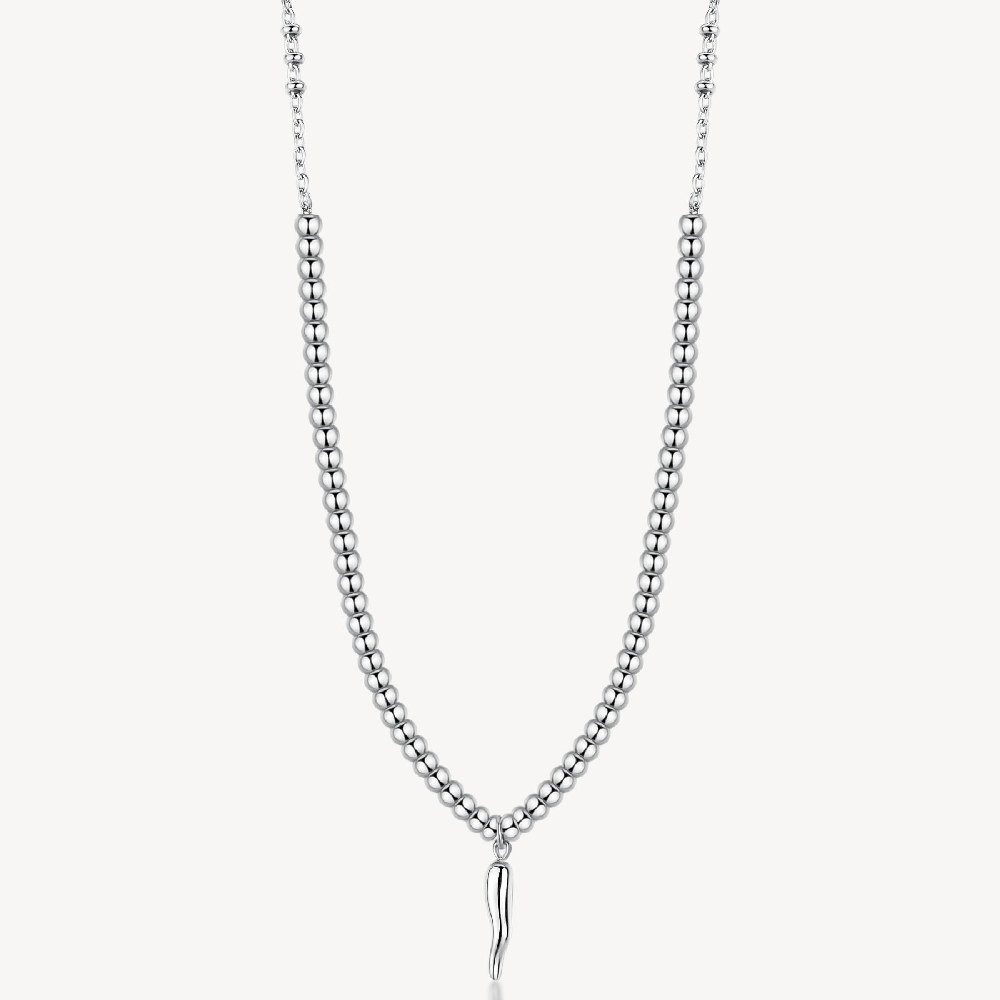 Collier corne d'abondance, acier inoxydable