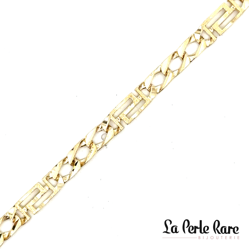 Bracelet de style figaro, or jaune - LPR-2211-7.25 - Exclusivités