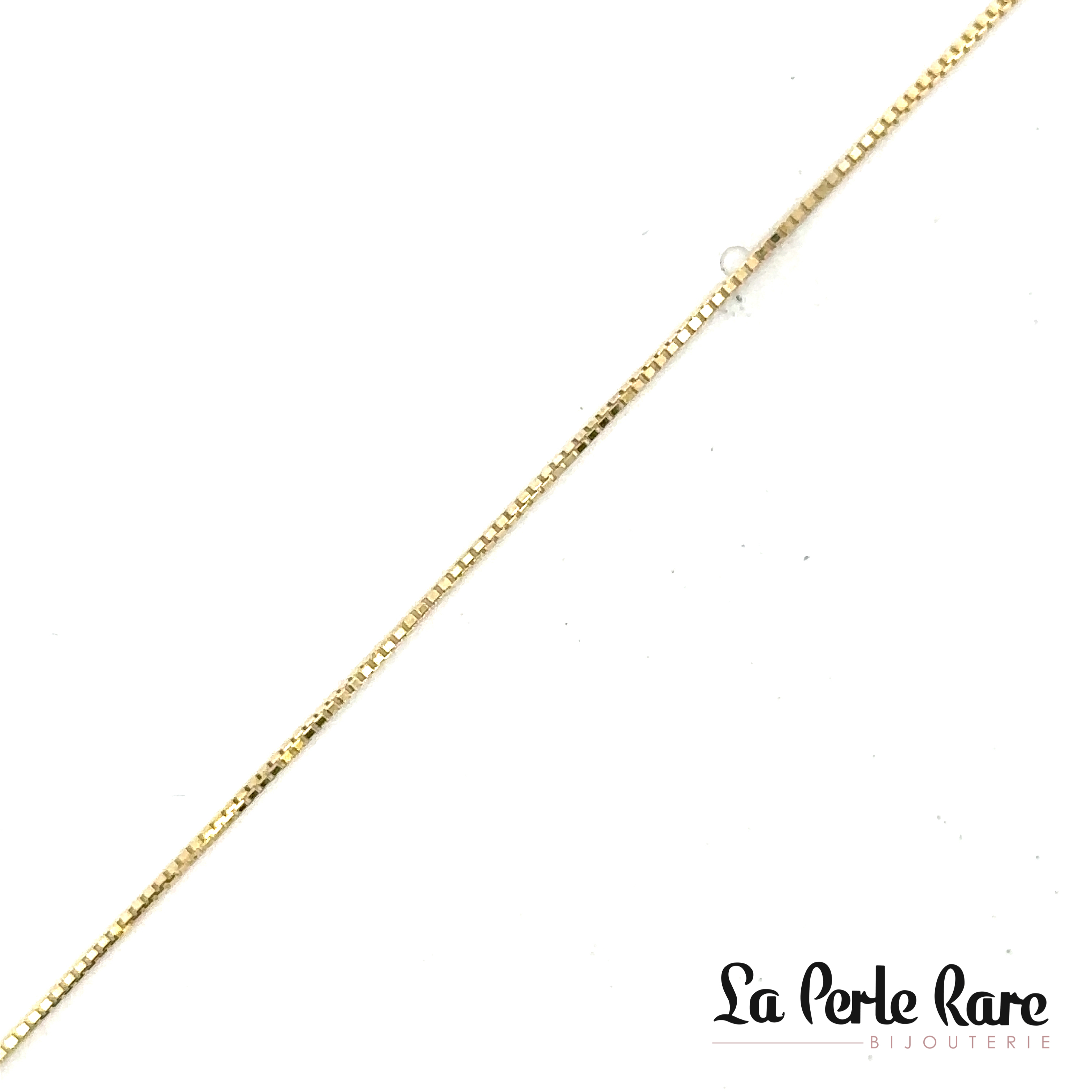 Venetian yellow gold anklet - LPR-1617-10 - Exclusivity