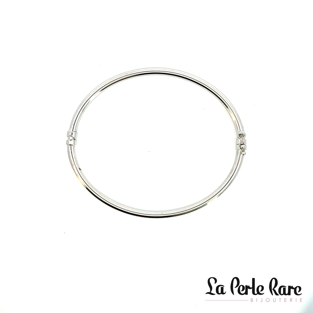 Bracelet rigide or blanc