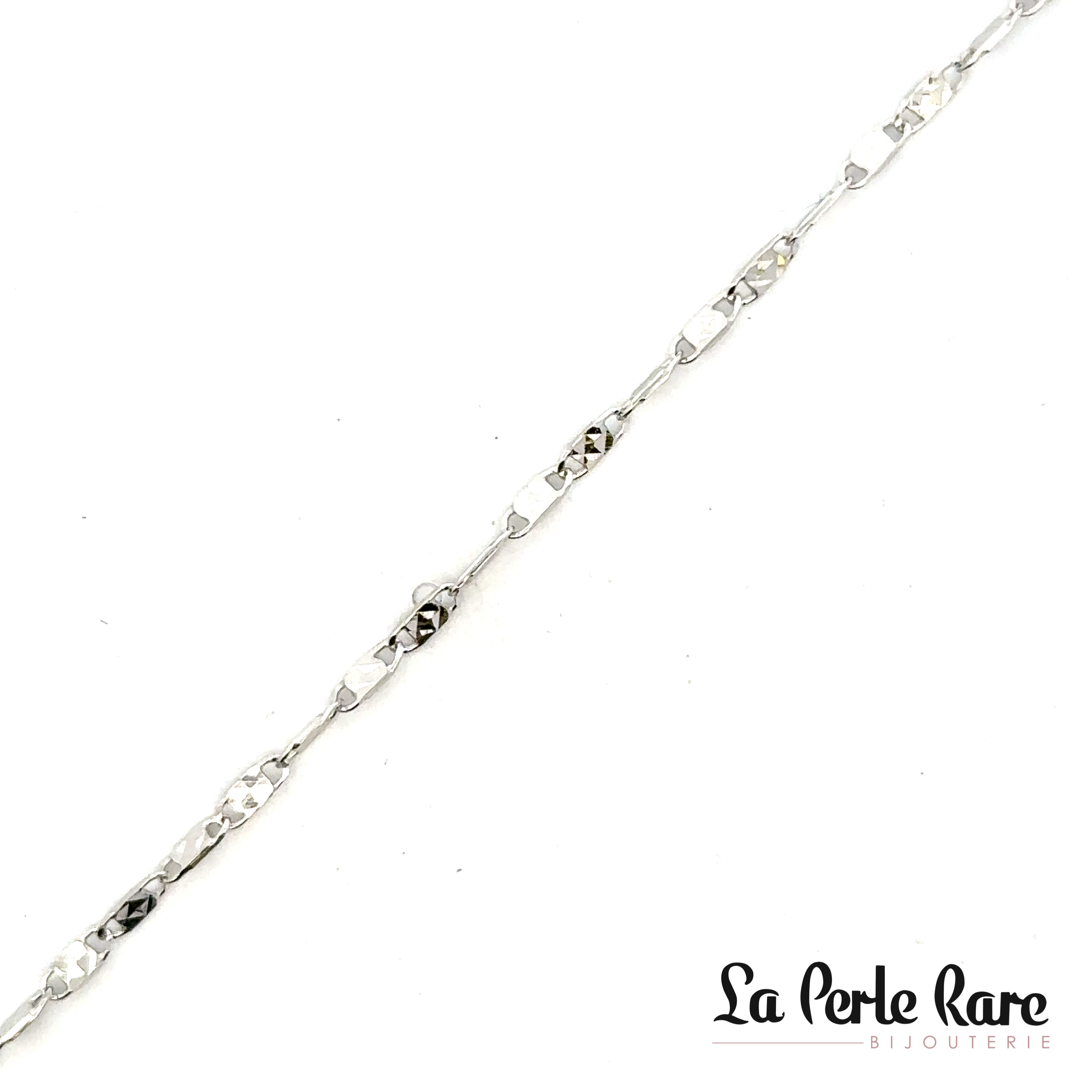 White gold anklet - LPR-2256-10 - Exclusivity