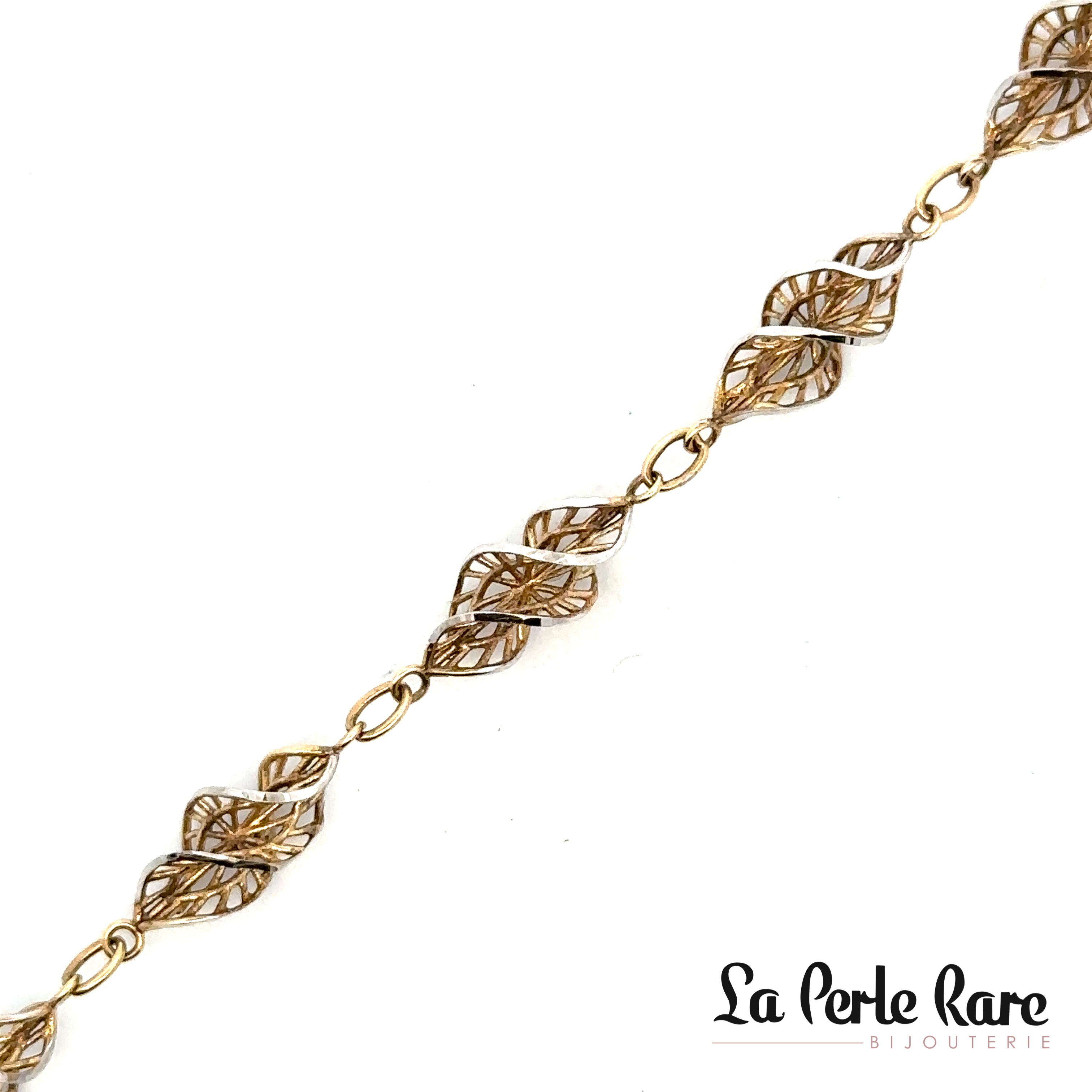 Two-Tone Twisted Gold Bracelet - A79 - Exclusivity