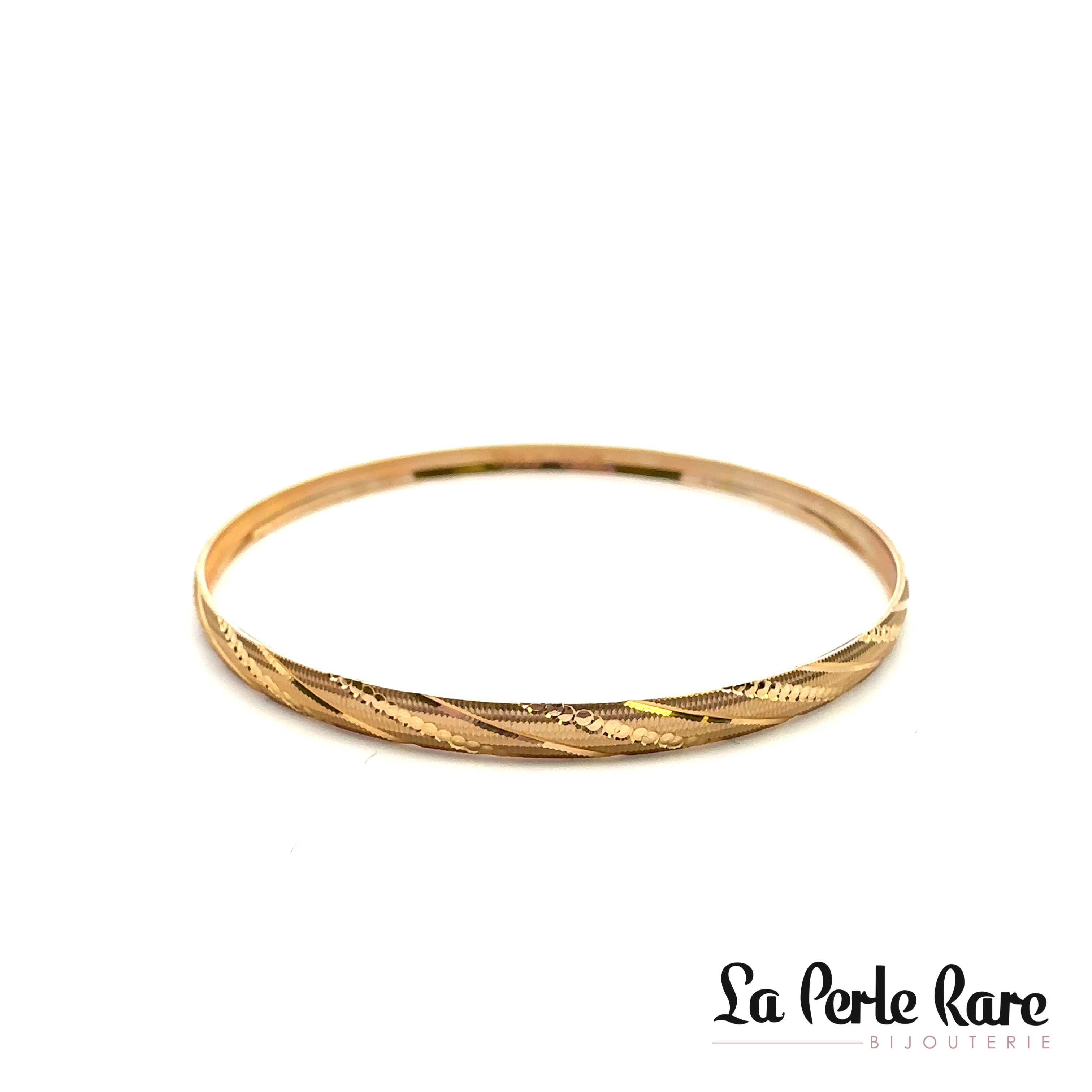 Yellow gold bangle - LPR-1758 - Exclusivity