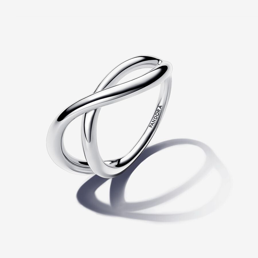 Infinity ring, sterling silver - 193318C00-52 - Pandora