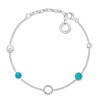 Turquoise stone brac - X02716467L19V - Thomas Sabo