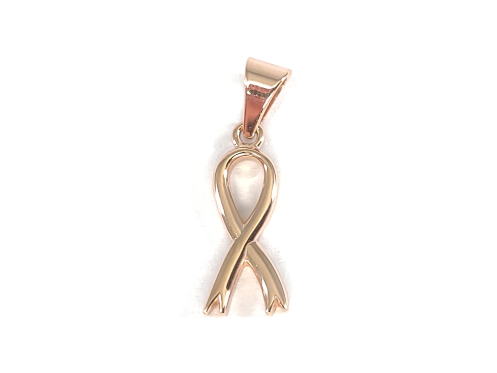 Pendentif cancer du sein or rose - R45322-100200 - Exclusivités