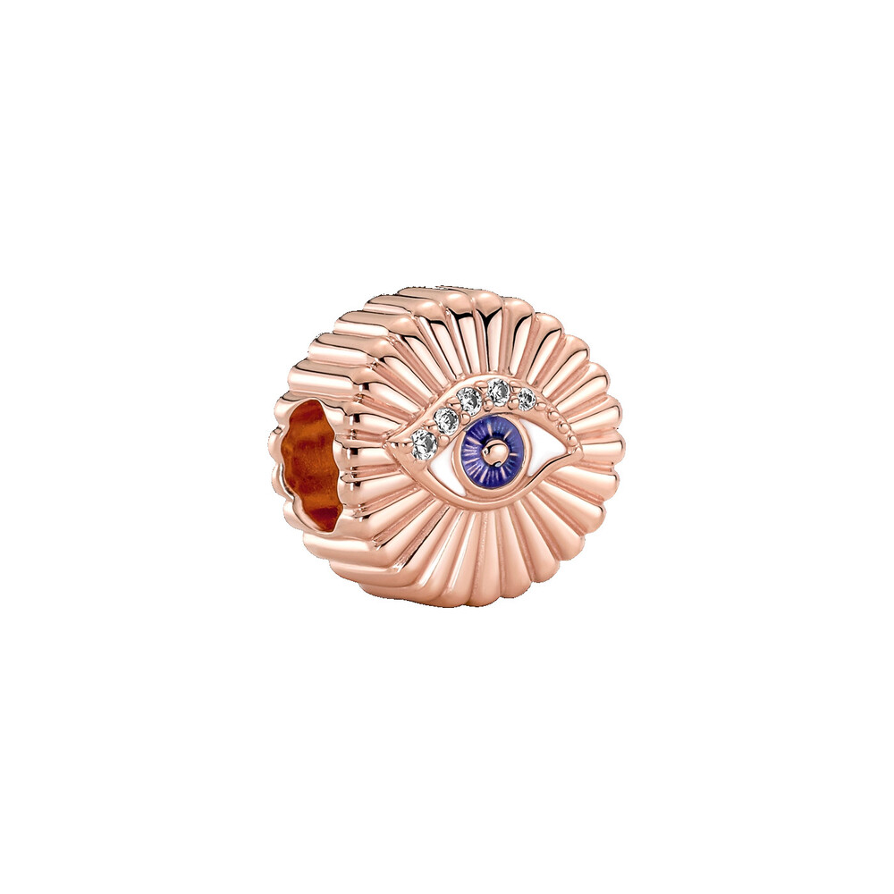 Bille scintillante oeil qui voit tout, émaux mixtes, zircons, Pandora Rose - 780097C01 - Pandora