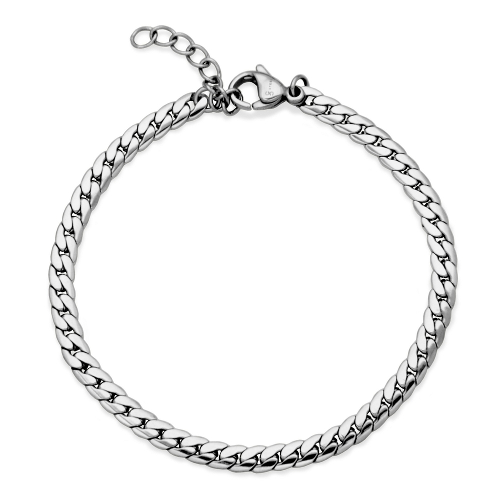 Bracelet gourmette, acier - T1XH340165 - Steelx