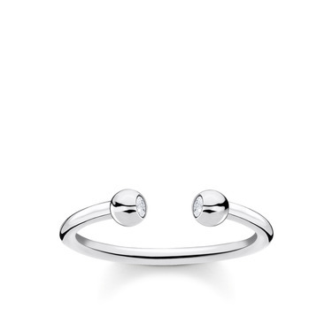 Silver open ring - TR23190511456 - Thomas Sabo