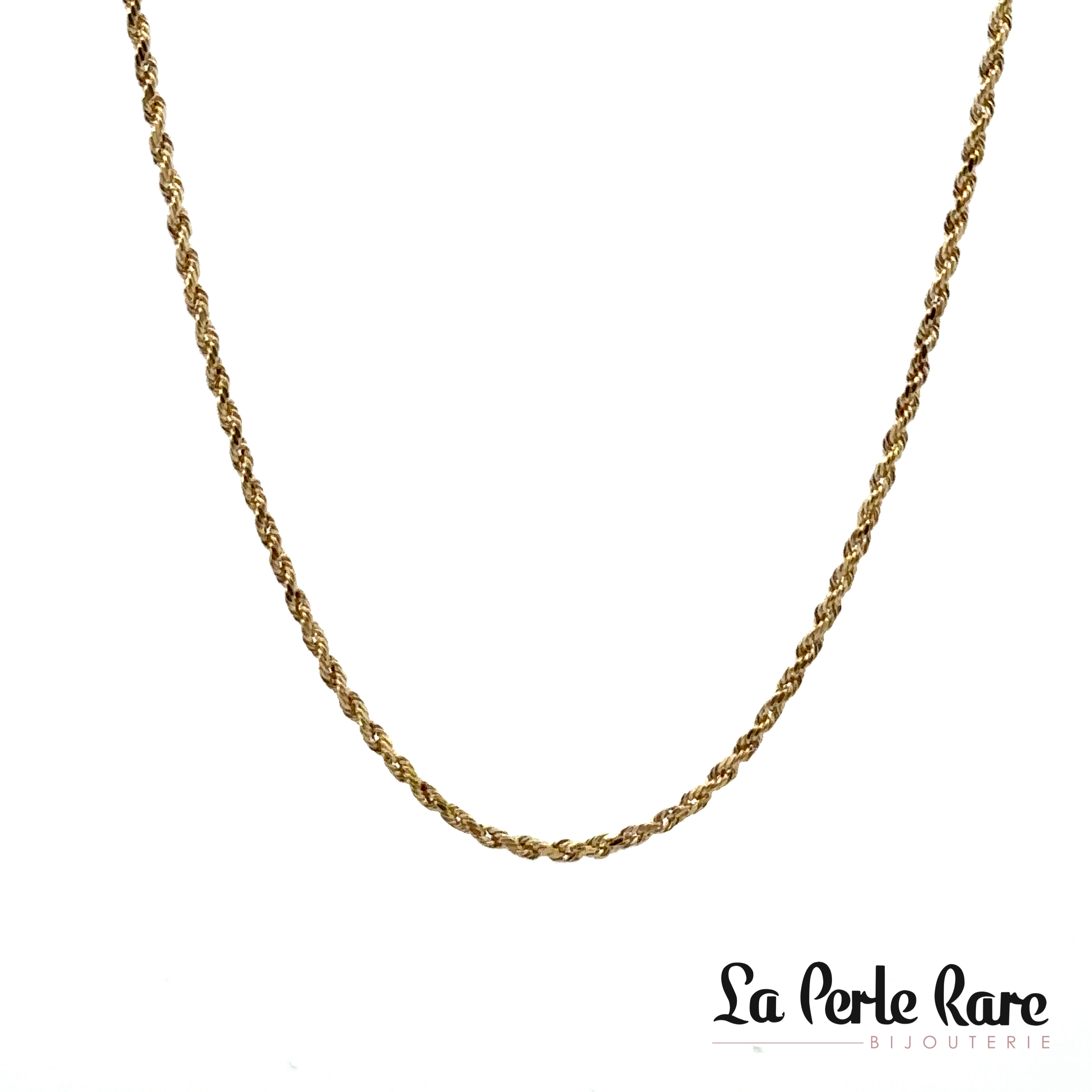 Rope chain, yellow gold - LPR-2337-16 - Exclusivity