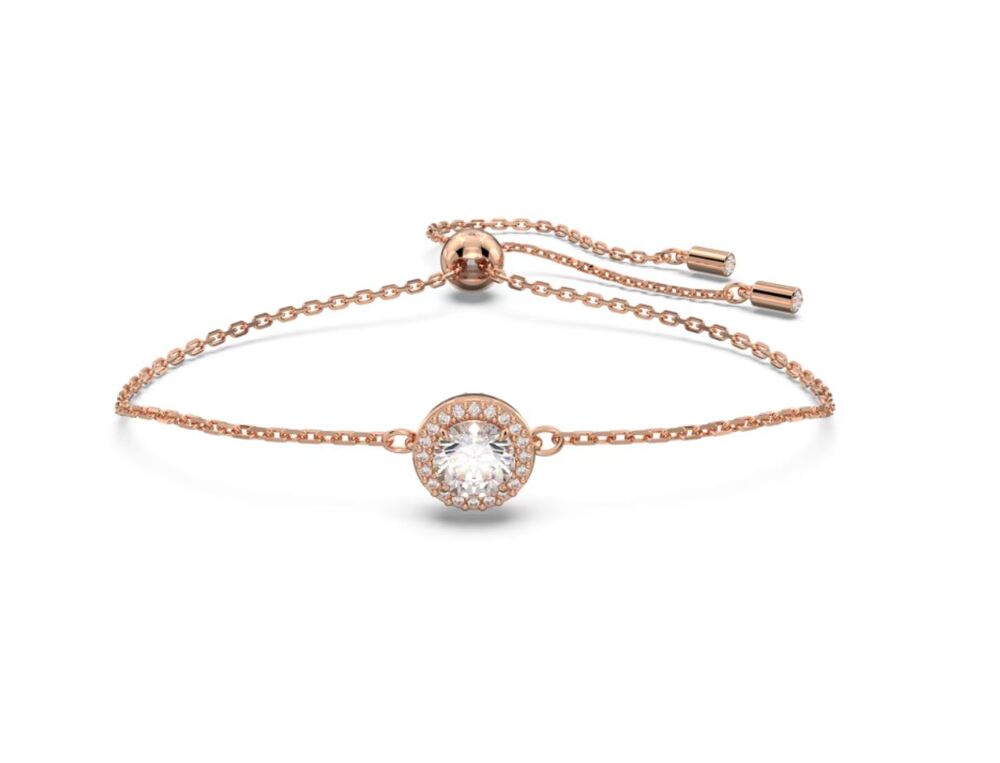 Bracelet métal rosé, cristaux blancs - 5636273 - Swarovski