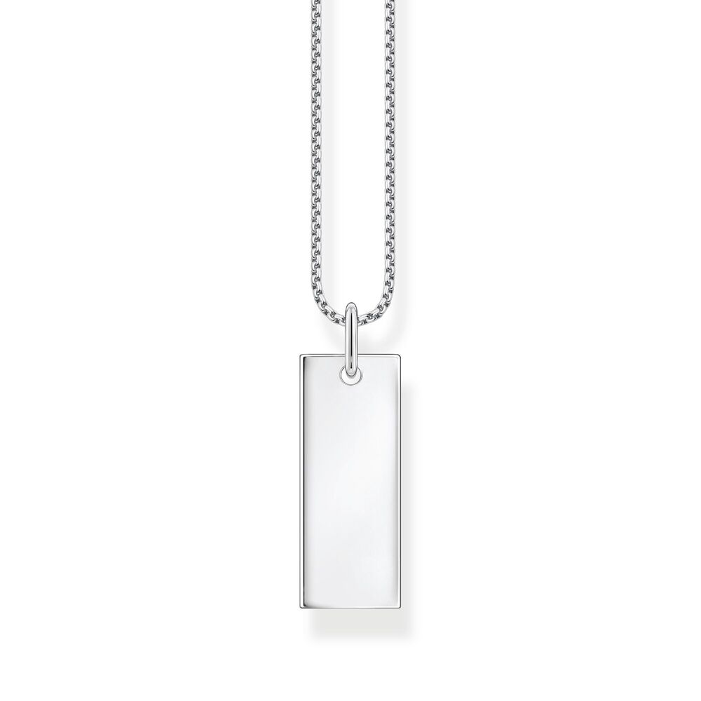 Pendentif rectangulaire, argent