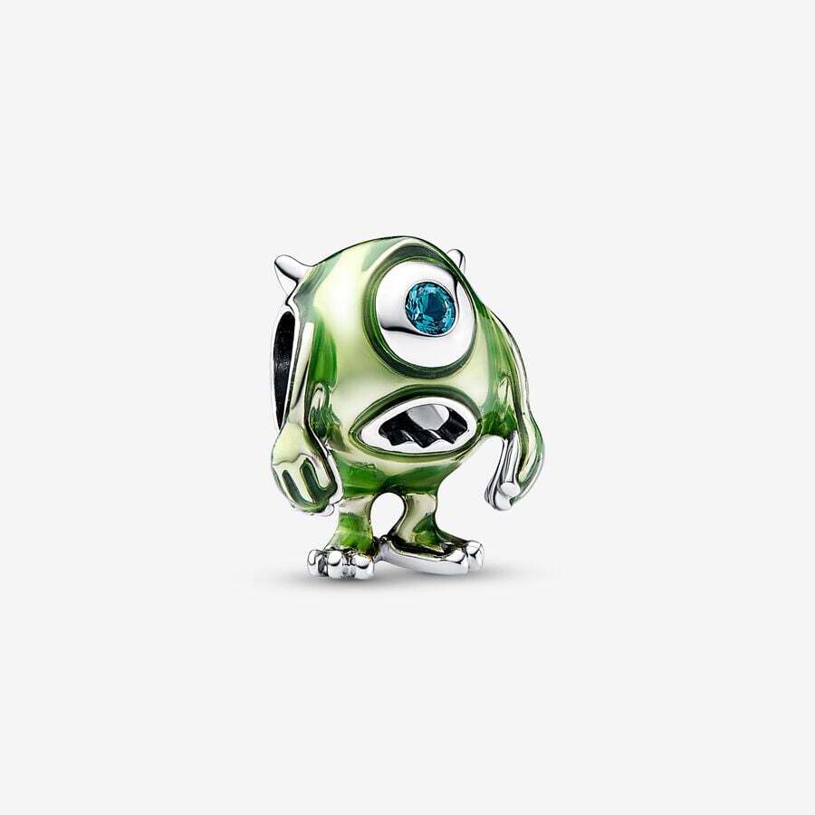 Bille Mike Wazowski Disney Pixar, argent, émail, zircons - 792754C01 - Pandora