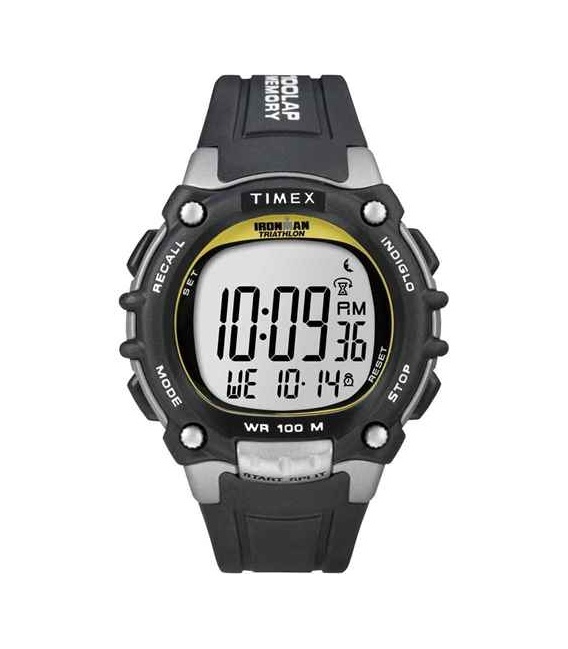 Montre Ironman, silicone noir et gris - T5E2319J - Timex