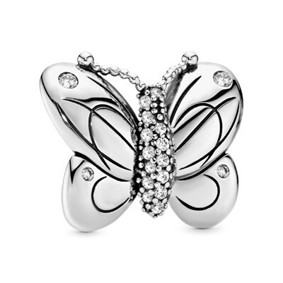 Papillon décoratif,cz incolore - 797880CZ - Pandora