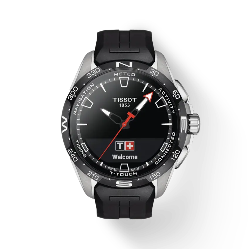 Tissot t-touch connect solaire bracelet silicone noir - T121.420.47.051.00 - Tissot