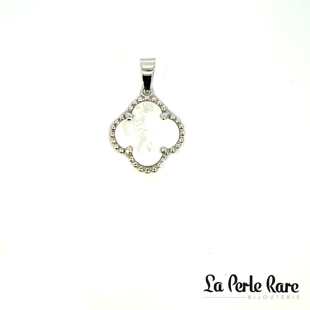 Pendentif or blanc, nacre de perle - LPR-2049 - Exclusivités