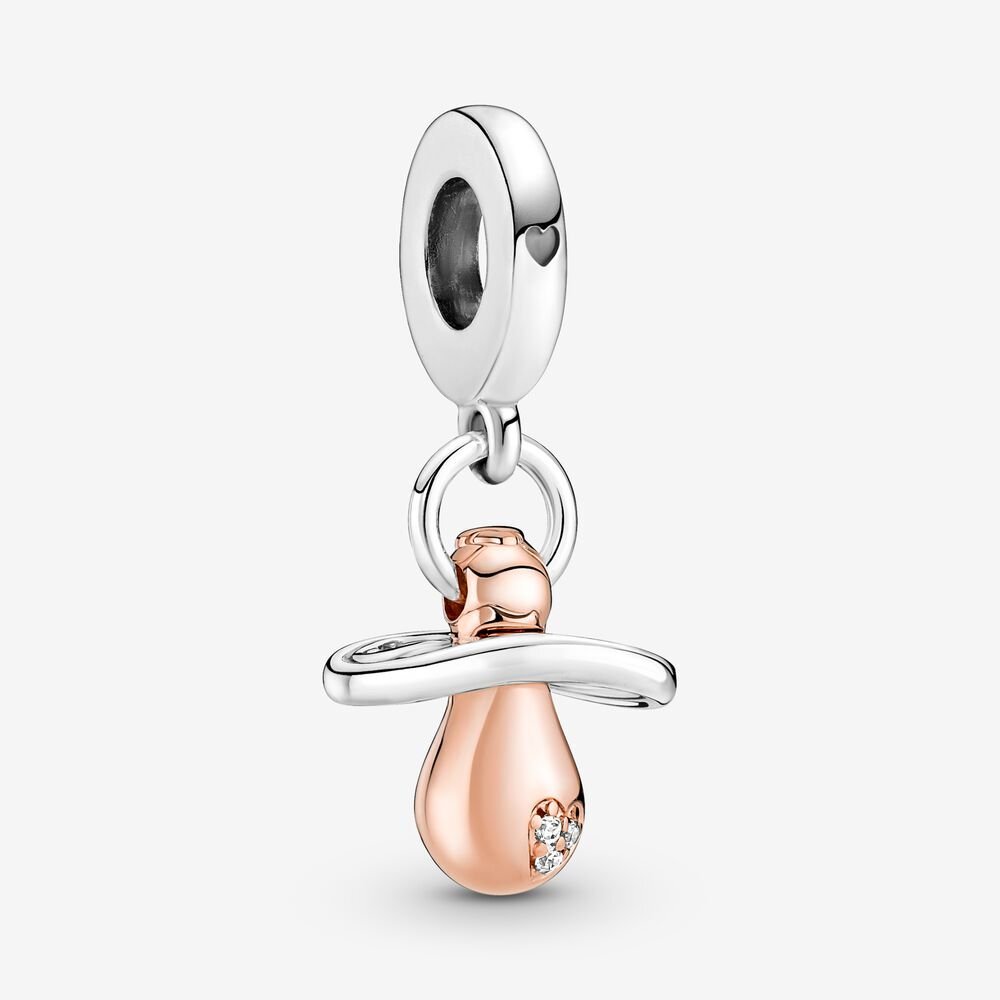 Bille sucette, pandora rose, argent, zircons - 781490C01 - Pandora