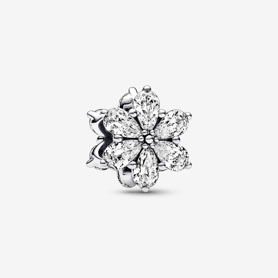 Bille herbier scintillants, argent, zircons - 792623C01 - Pandora