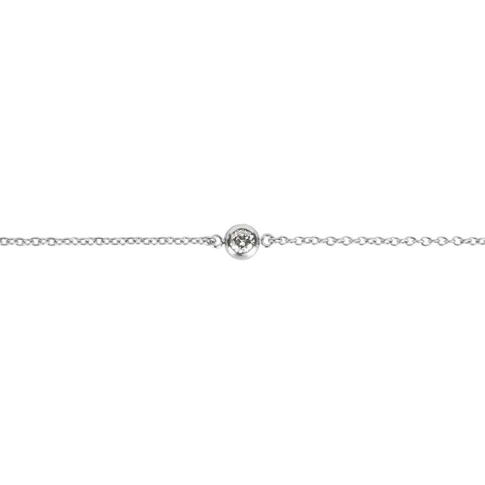 Bracelet luna, acier, zircon - T221B001AR - Mia