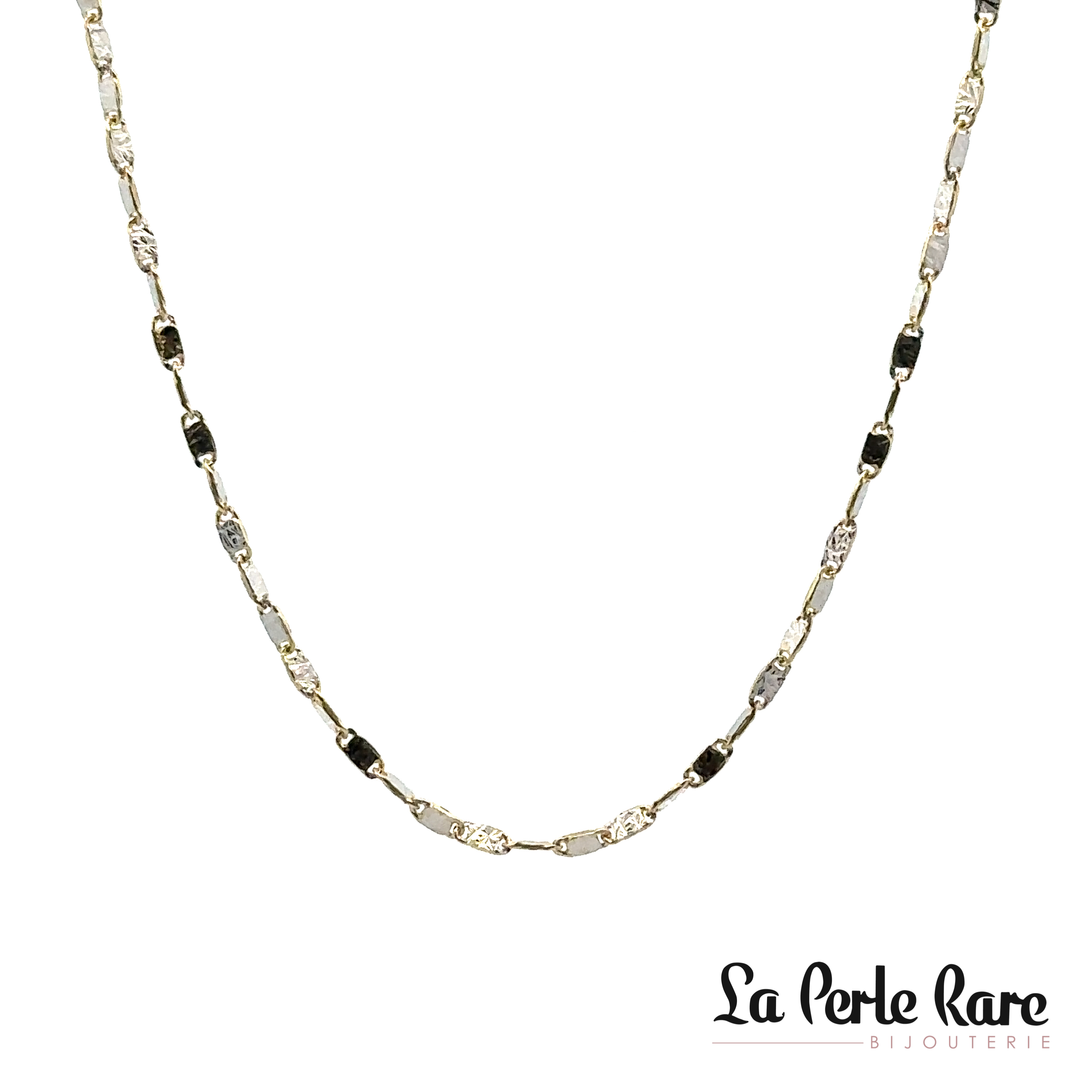 Two-tone gold chain (yellow/white) - LPR-2339-16 - Exclusivity