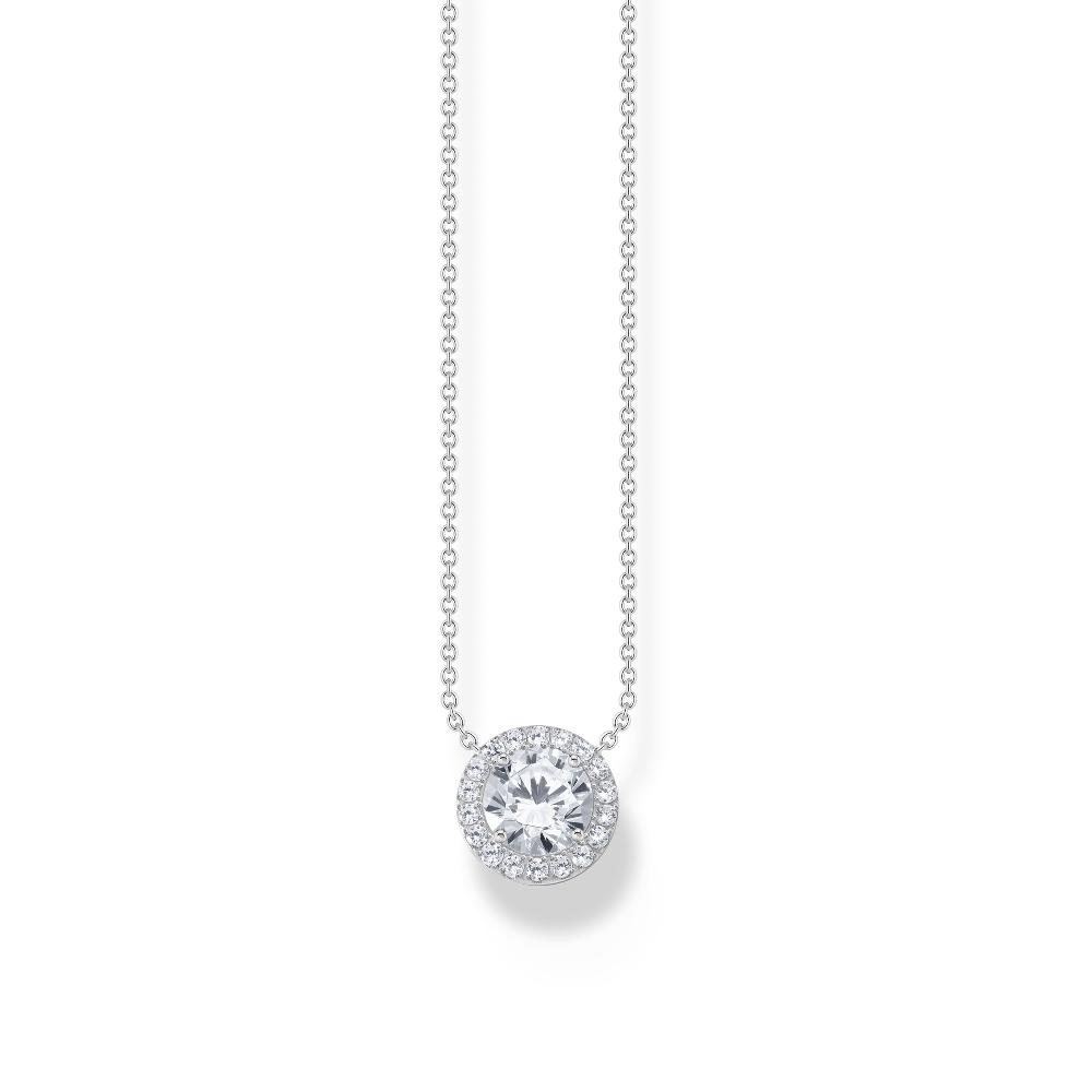 Collier argent, zircons incolores - KE2279-051-14-L45V - Thomas Sabo