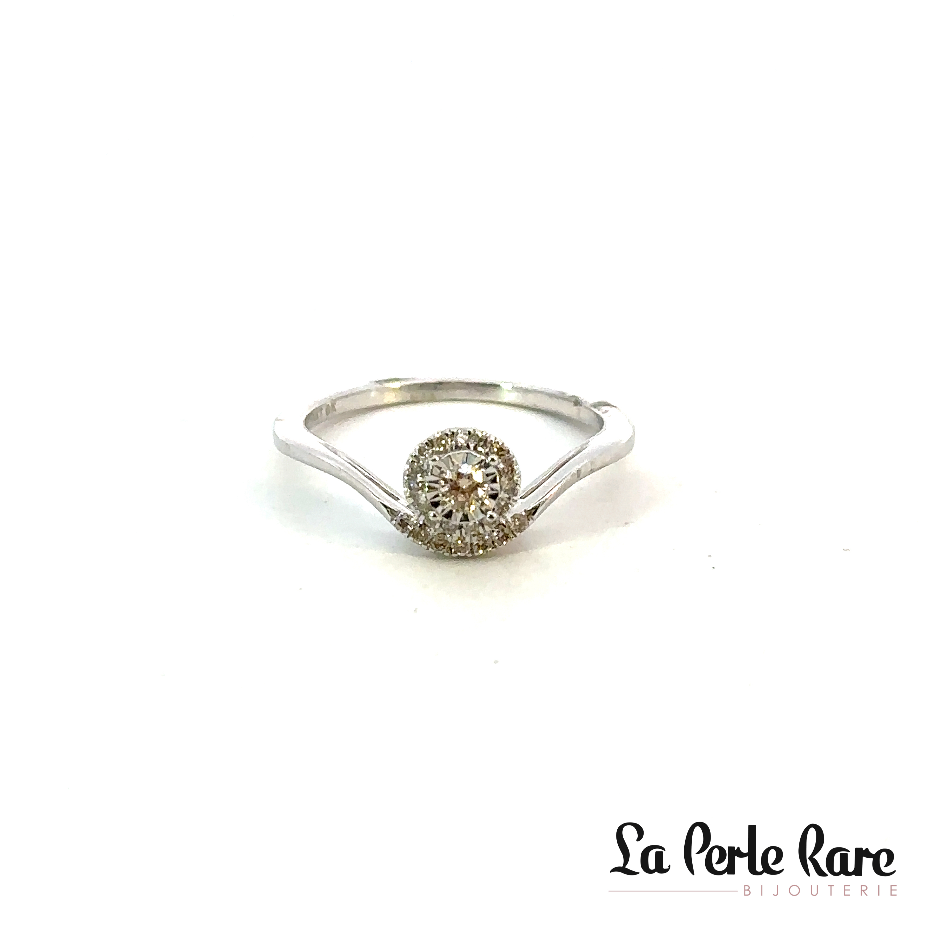 White gold ring, total of 15 diamond points - 194271 - Exclusivity